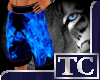 ~TC~ Blue Flame Shorts