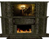Medieval fireplace