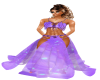 Lilac chiffon dream gown