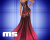 MS Formal Gown Red