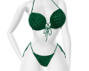 Green Knitted Bikini