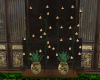 (S)Candle and plants