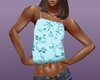 blue blossom tank top