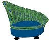 peacock deco chair