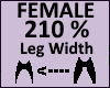 Leg Thigh Scaler 210%