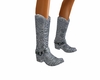 Sliver Cowgirl Boots