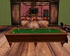 Flash wood pool table