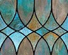Teal Stained Glass
