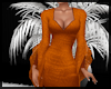 Orange Satin Dress V1 ~