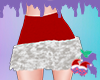 🍒 Red Fur Skirt