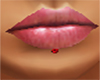 red rose lip piercing