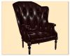 VintageBlk.Leather Chair