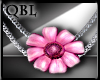 Pink Flower Necklace