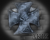 ]Akiz[ Iron Cross Ring