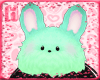 |H| Green Bunny Head F