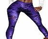 Purple Ripped Jeans