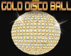 Disco Ball Gold Sparkle