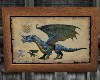 Blue Dragon Wall Scroll