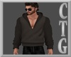 CTG  2TONE BROWN HOODIE
