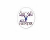 bow hunter lady sign