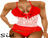 Sexy Santa Red Lingerie2