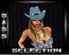 [SS] Cowgirl Hat blue