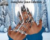 ONYX SNOWFLAKE NAILS