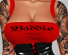 Baddie Red Set + Tattoos