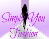 Simply You Fashion sign