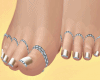 Feet + Cream Nails