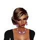 pink jewelry set