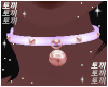 T|Kitty Collar Lilac/RG