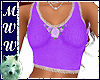 Purple Lace-edged Tank