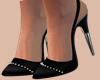 E* Black Chic Heels