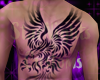 M Eagle V3 Chest Tattoo