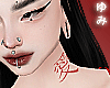 ゆみ Neck Kanji Tattoo