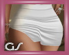 GS White Satin Skirt