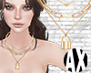 Ⓐ Gold Necklace
