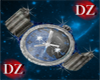 -DZ- mayz watch.blue