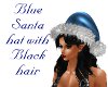 ~K~Lt. Blue Santa Hat
