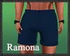 Blue Cargo Shorts