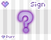 *W* SIGN Purple