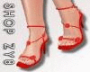 ZY: Red Flower Sandal