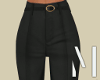 Black Belted Pants | L
