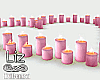 Valentines Pink Candles