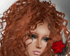 Red and Wild Curly Hair