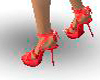 Spike heels red