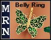 Emerald/Gold Bfly B-Ring