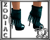 Dark Teal Low boots