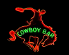 cowboy bar decal